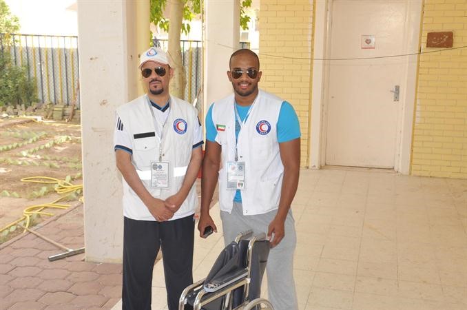 الهلال الاحمر على اهبة الاستعداد