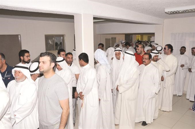 جمع من ناخبي الدائرة الاولى شيبا وشبابا