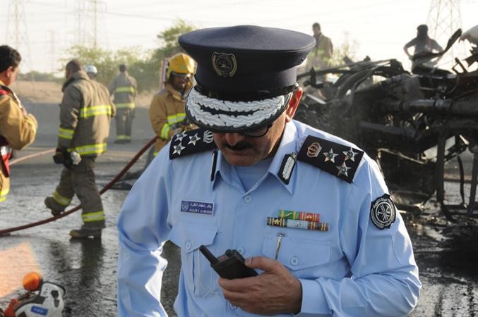 العميد خالد المكراد ابلغ عن الحادث واشرف عليه﻿