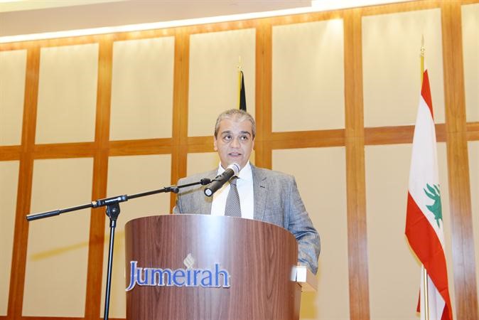 جورج بكاسيني متحدثا خلال الغبقة﻿