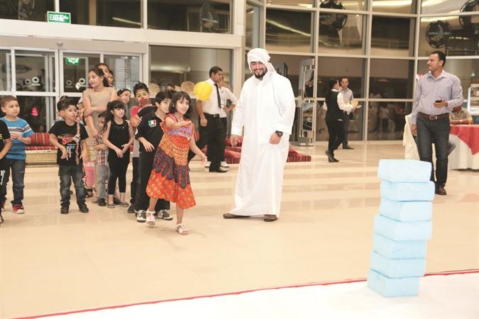الاطفال شاركوا في الغبقة﻿