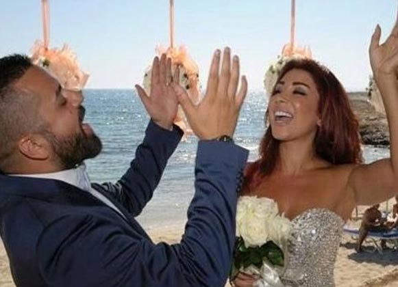 بالصور.. ألين خلف تتزوج ابن الفنان ايلي ايوب رغم رفض والده الذي اعتبرها لا تساوي شيئاً