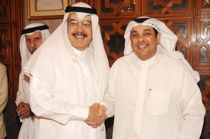 يوسف الجاسم يهنئ يعقوب الصانع﻿
