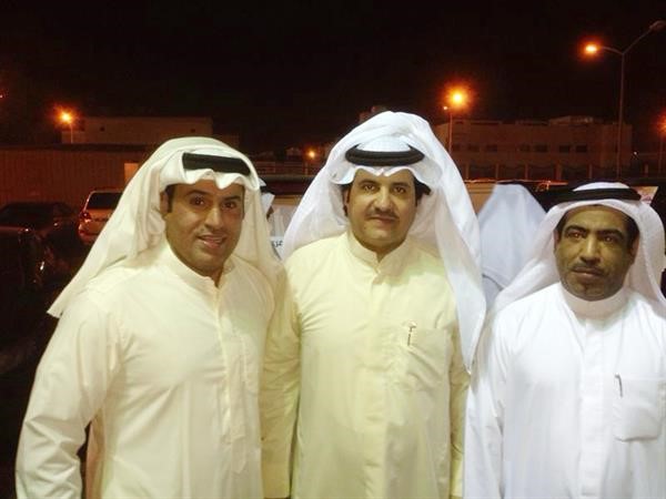 تركي اللغيصم والنائب سلطان اللغيصم وفهد الحميدي﻿