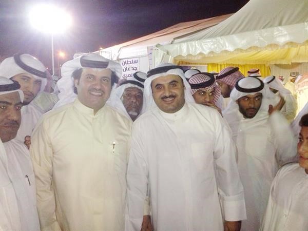 وليد الحميدي والنائب سلطان اللغيصم وتركي اللغيصم﻿