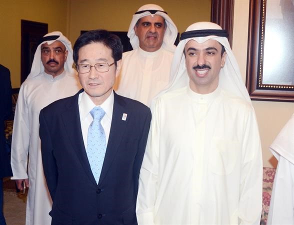 الراشد مستقبلا السفير الكوري