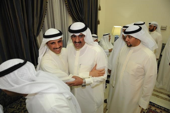 عبدالعزيز المرزوق يبارك للغانم﻿