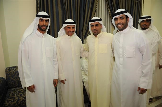 راكان النصف يهنئ مرزوق الغانم واشقاؤه خالد وفهد﻿