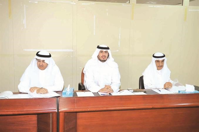 احمد الحمد مترئسا عمومية برقان 	اسامة ابوعطية﻿