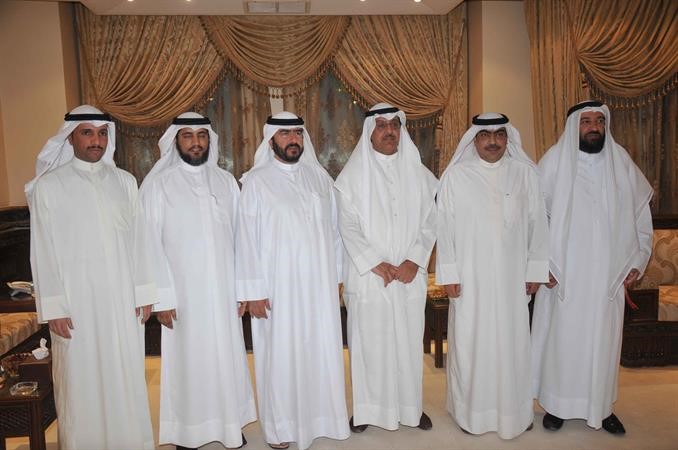 العمير والروضان والخرينج وحماد وقويعان والغانم في ديوان حماد﻿