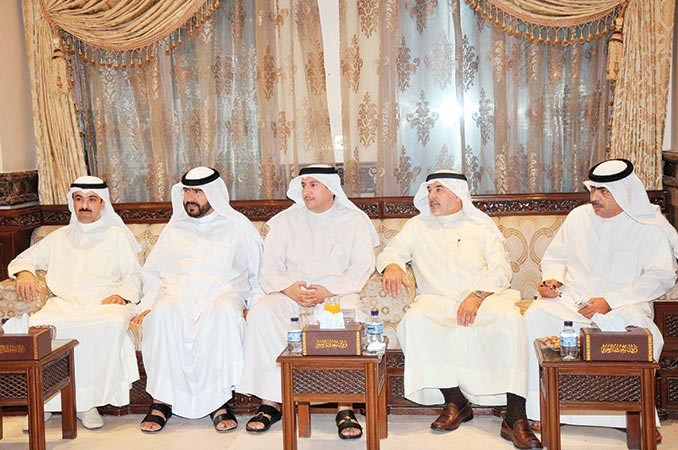 روضان الروضان وصالح عاشور ومحمد الهدية وسعدون حماد وعلي الراشد محمد خلوصي