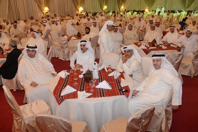 جانب من الحضور في حفل الاستقبال