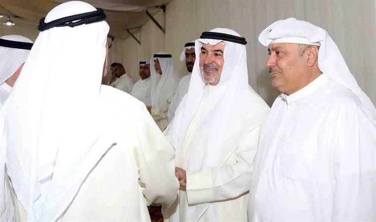 صالح عاشور خلال الاستقبال
