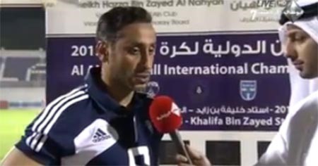 بالفيديو.. سامي الجابر ينفعل من مراسل قناة أبوظبي
