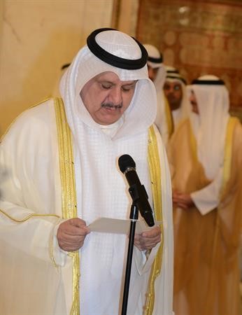 عيسى الكندري خلال اداء القسم﻿