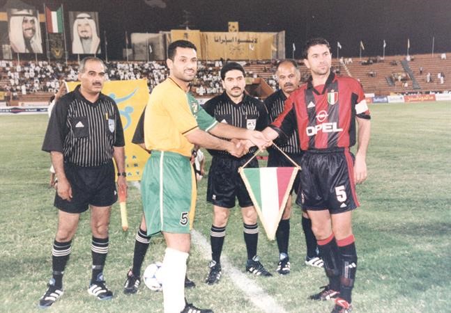 محمد بنيان شارك في مباراة ودية امام انترميلان