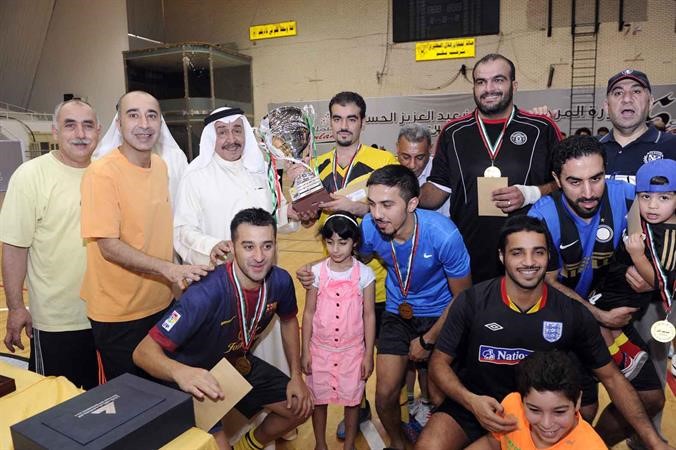 فريق الفضالة بطل الدورة 