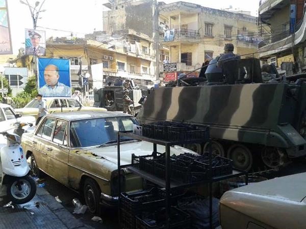 الجيش اللبناني ينتشر في طرابلس بعد اشتباكات شهدتها المدينة ليل امس الاول محمود الطويل 