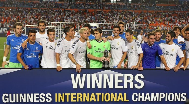 ريال مدريد بطل كاس غينيس للابطال افپ