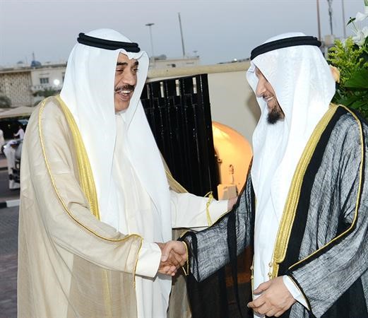 الشيخ صباح الخالد مهنئا م شريدة المعوشرجي﻿