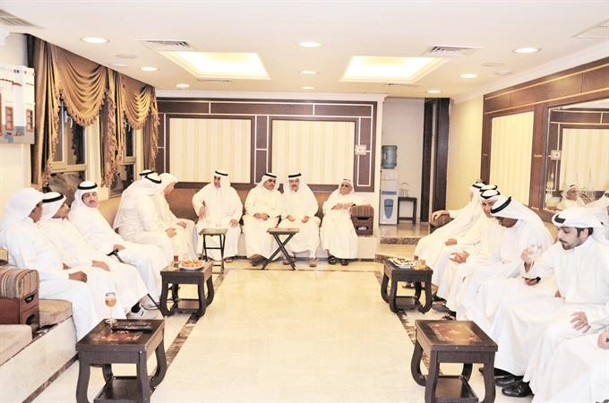 اهالي اليرموك التقوا في ديوان الانصاري
