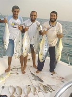 صيد متنوع باحدى الرحلات