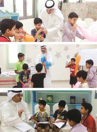 جانب من نشاطات احد النوادي الصيفية