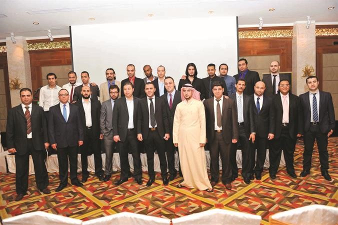 صورة جماعية خلال الحفل﻿