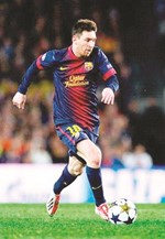 ليونيل ميسي يقود برشلونة الليلة