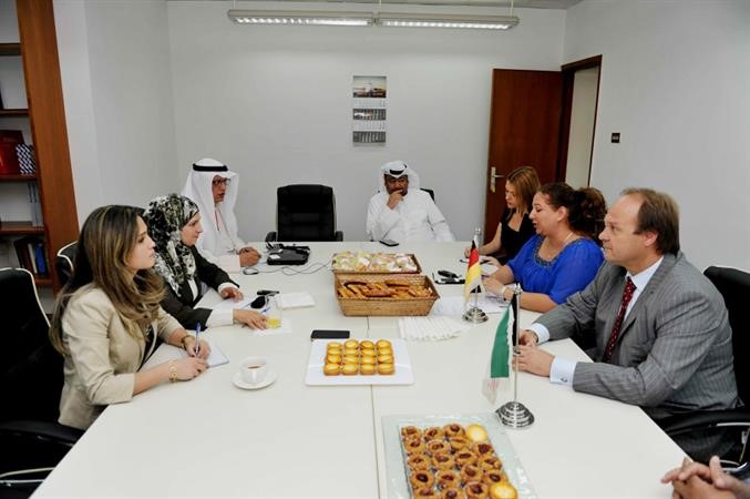 السفير الالماني خلال المؤتمر الصحافي	 هاني عبدالله﻿