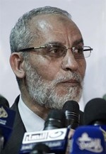 المرشد العام للاخوان دمحمد بديع افپ