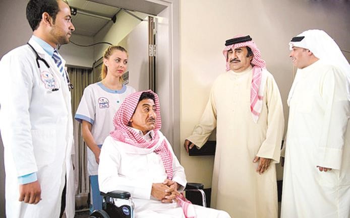 البلام مع العملاق عبدالحسين عبدالرضا وناصر القصبي في مشهد من ابوالملايين﻿