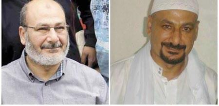 صورة مركبة للداعية صفوت حجازي قبل القبض عليه يساروبعد القبض عليه يمين