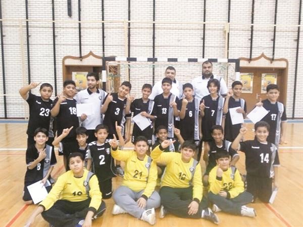 براعم القرين مع الجهازين الفني والاداري بعد التتويج