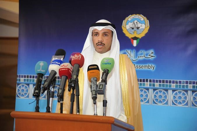 رئيس مجلس الامة مرزوق الغانم متحدثا