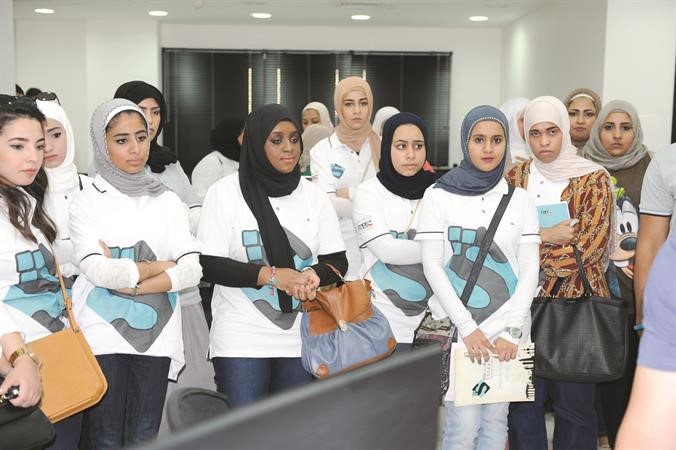 جانب من جولة فريق شقردي في الانباء
