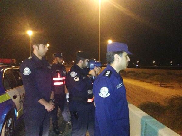 رجال ادارة المهام الخاصة خلال حملتهم امس 