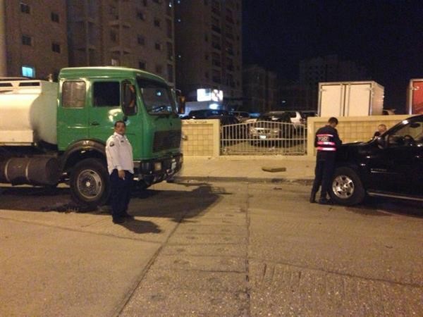 الحملة المرورية الاولى التي استهدفت تناكر نقل المياه العذبة
