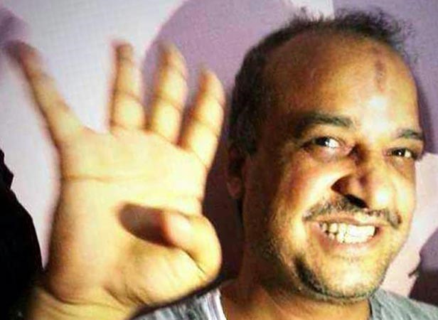 القيادي الاخواني محمد البلتاجي لحظة القبض عليه ا ف ب
