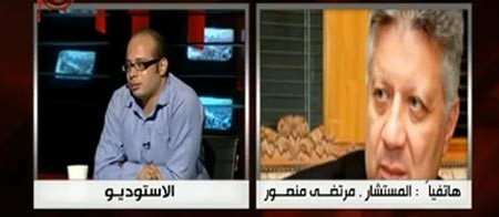 بالفيديو "شتائم من الوزن الثقيل"على الهواء بين مرتضى منصور وأحمد ماهر