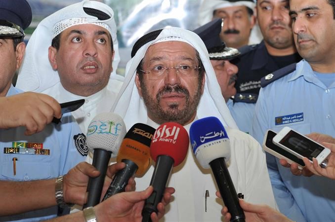 اللواء يوسف الانصاري متحدثا الى وسائل الاعلام﻿