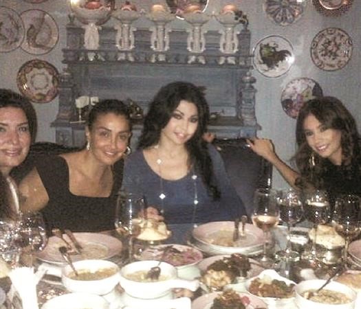 غادة عبدالرازق وهيفاء وهبي معا