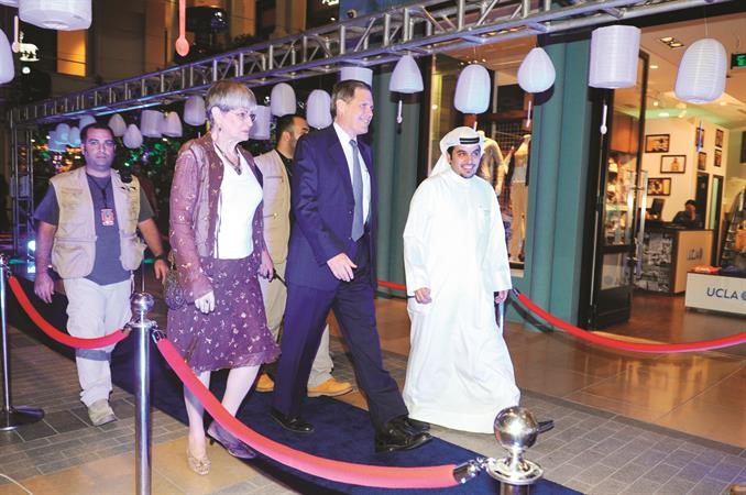 راكان الفضالة يستقبل السفير الاميركي وحرمه