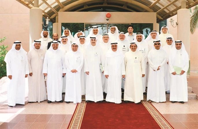 الشمالي ونزار العدساني متوسطين قيادات الشركة