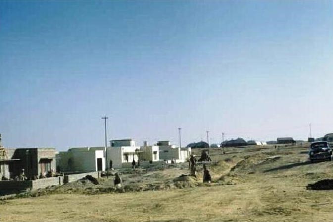 اعمال البناء في مدينة الاحمدي 51 1948م