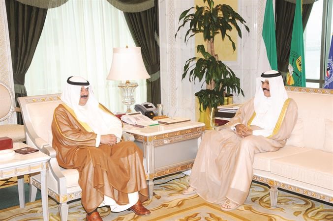 سمو نائب الامير مستقبلا وكيل وزراة الخارجية السفير خالد الجارالله