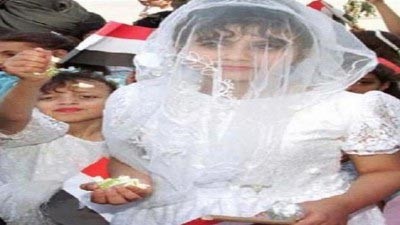 وفاة طفلة يمنية ليلة دخلتها على يد زوجها الأربعيني