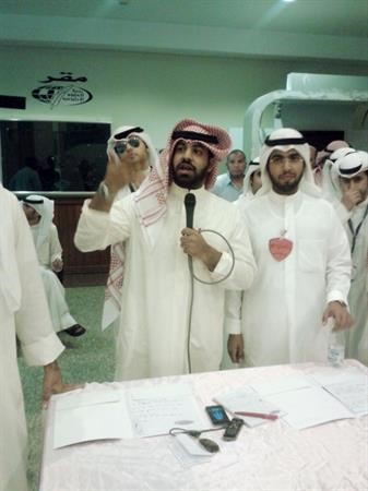فهد العبدالجادر خلال المهرجان 