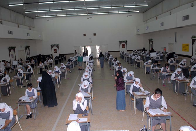 10 آلاف طالب وطالبة أدوا اختبارات الدور الثاني