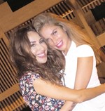 نيكول بعد الولادة ومعها ورد الخال في حفل عيد الميلاد﻿
